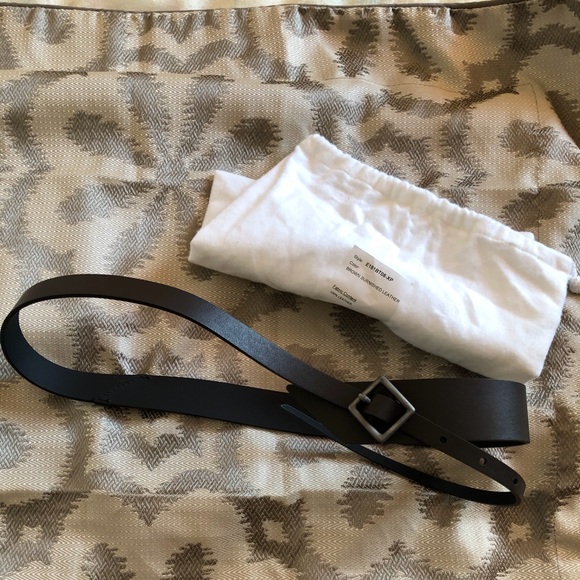 WORTH NEW YORK COLLECTION LEATHER BELT Size PT - Picture 4 of 12